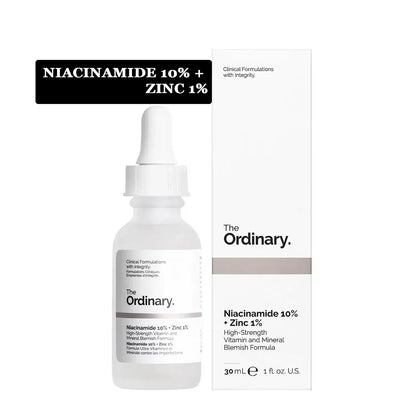 Niacinamide 10% Zinc 1% + Peeling Solution AHA 30% BHA 2%  Combo